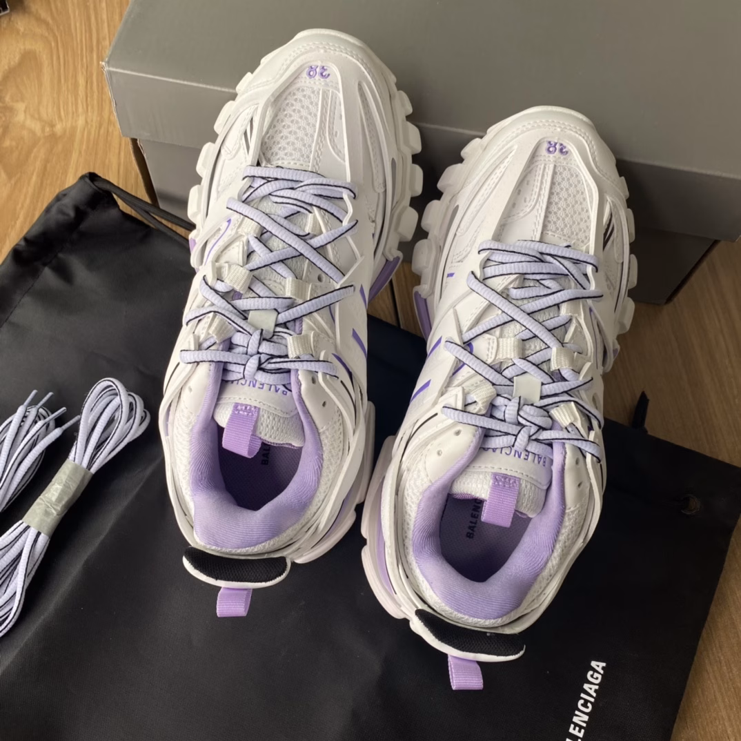 Balenciaga 3.0 third generation outdoor concept shoes Balenciaga Sneaker Tess s.Gomma MAILLE WHITE/ORANGE pure original version original big box from inside to outside everything is 100% restored to the official configuration