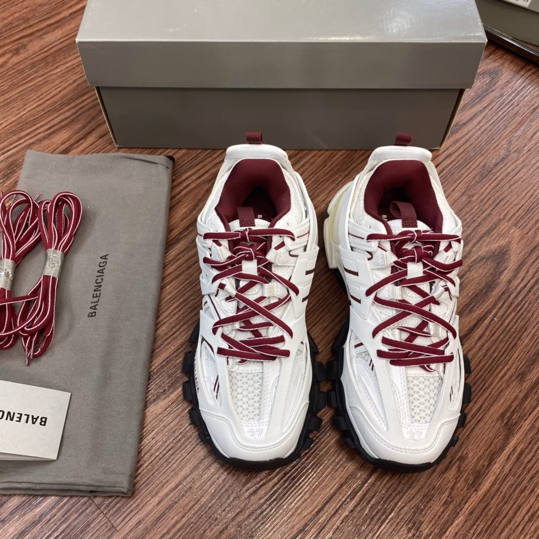 Balenciaga 3.0 third generation outdoor concept shoes Balenciaga Sneaker Tess s.Gomma MAILLE WHITE/ORANGE pure original version original big box from inside to outside everything is 100% restored to the official configuration