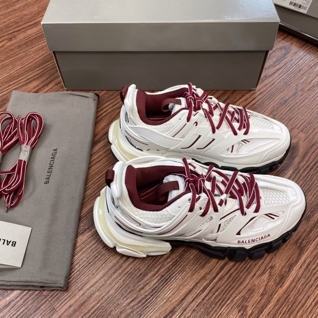 Balenciaga 3.0 third generation outdoor concept shoes Balenciaga Sneaker Tess s.Gomma MAILLE WHITE/ORANGE pure original version original big box from inside to outside everything is 100% restored to the official configuration
