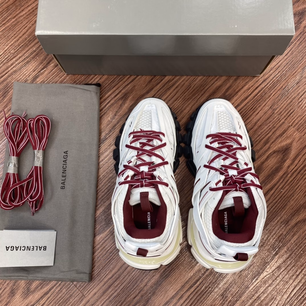 Balenciaga 3.0 third generation outdoor concept shoes Balenciaga Sneaker Tess s.Gomma MAILLE WHITE/ORANGE pure original version original big box from inside to outside everything is 100% restored to the official configuration