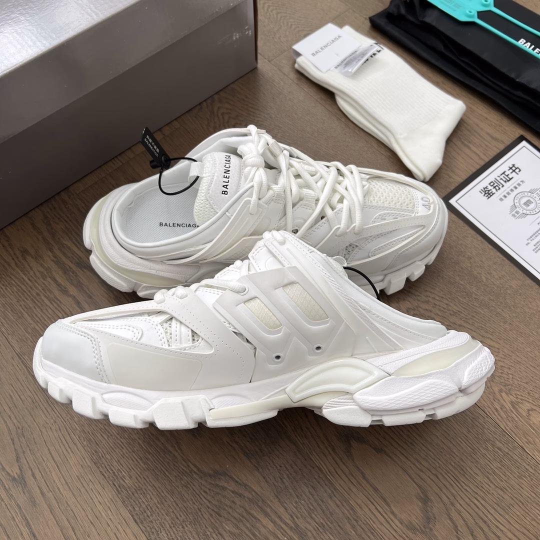 Balenciaga 3.0 third-generation semi-slip shoes Balenciaga Sneaker Tess s.Gomma MAILLE WHITE/ORANGE From the inside out, everything is 100% restored to the official configuration.