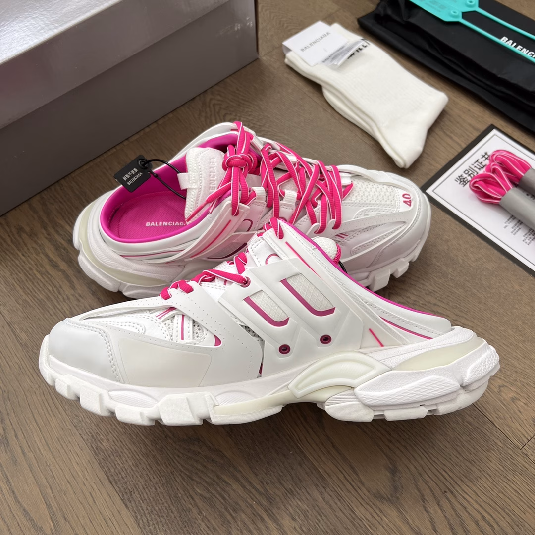 Balenciaga 3.0 third-generation semi-slip shoes Balenciaga Sneaker Tess s.Gomma MAILLE WHITE/ORANGE From the inside out, everything is 100% restored to the official configuration.