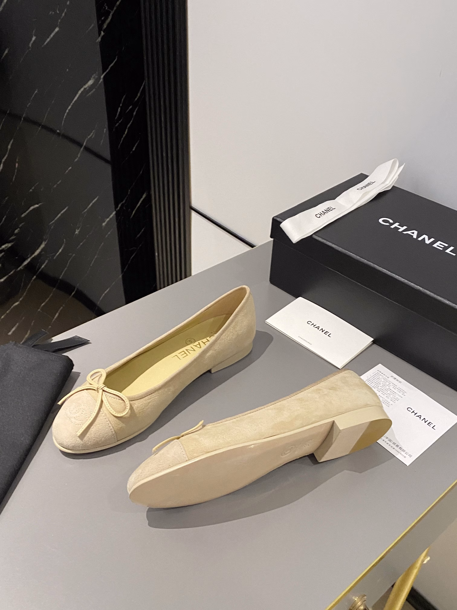 CHANEL classic ballet shoes