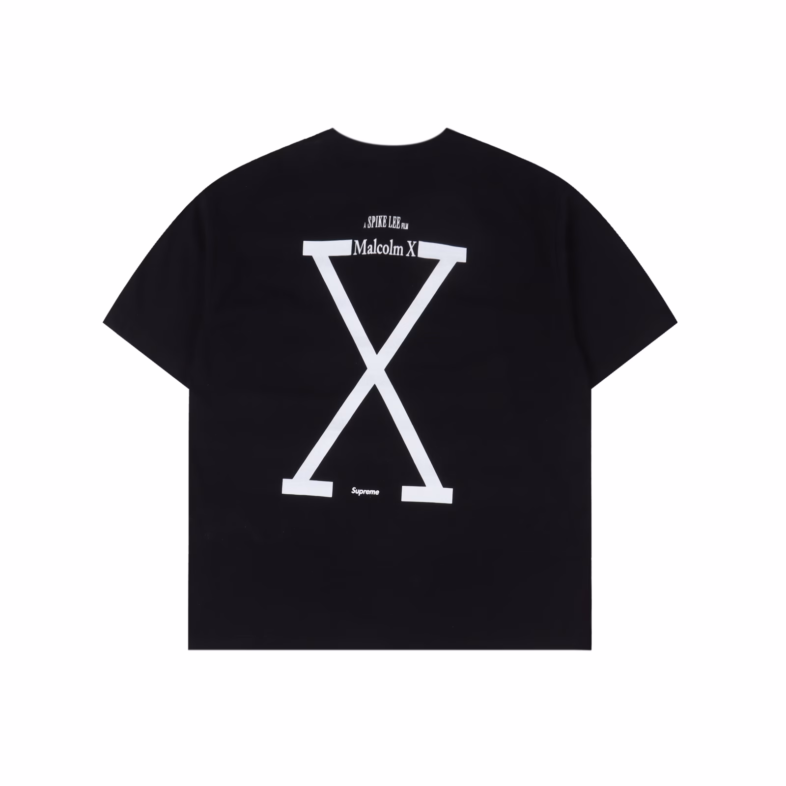 Supreme x 40 Acres SS25 joint model WEEK9 Malcolm X Tee Back X letter logo print round neck short sleeve T-shirt