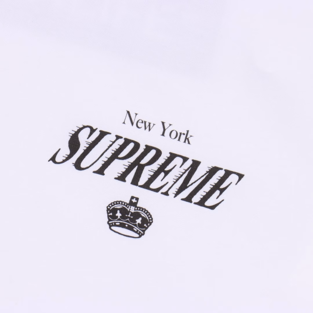 Supreme FW24 2024 Fall T-shirt Collection WEEK8 4 Life Tee Brand Logo Printed Round Neck Short Sleeve T-shirt