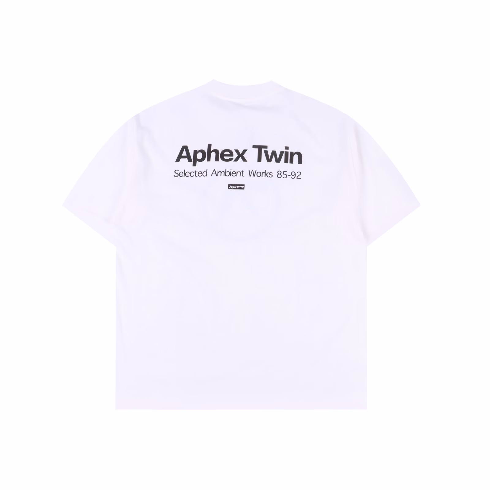 Supreme Aphex Twin Ambient Works Tee Chest printed logo round neck short sleeve T-shirt